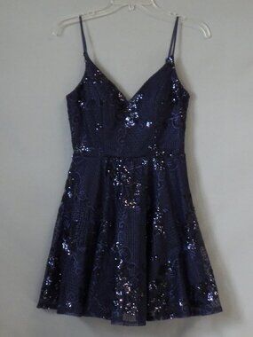 City Studio Fit & Flare Mini Dress